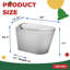 Toilette intelligente bidet allongée avec ouverture / fermeture automatique, siège chauffant et capteur de pied-128993265