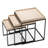 Side Table Léonard Matte Black Finish