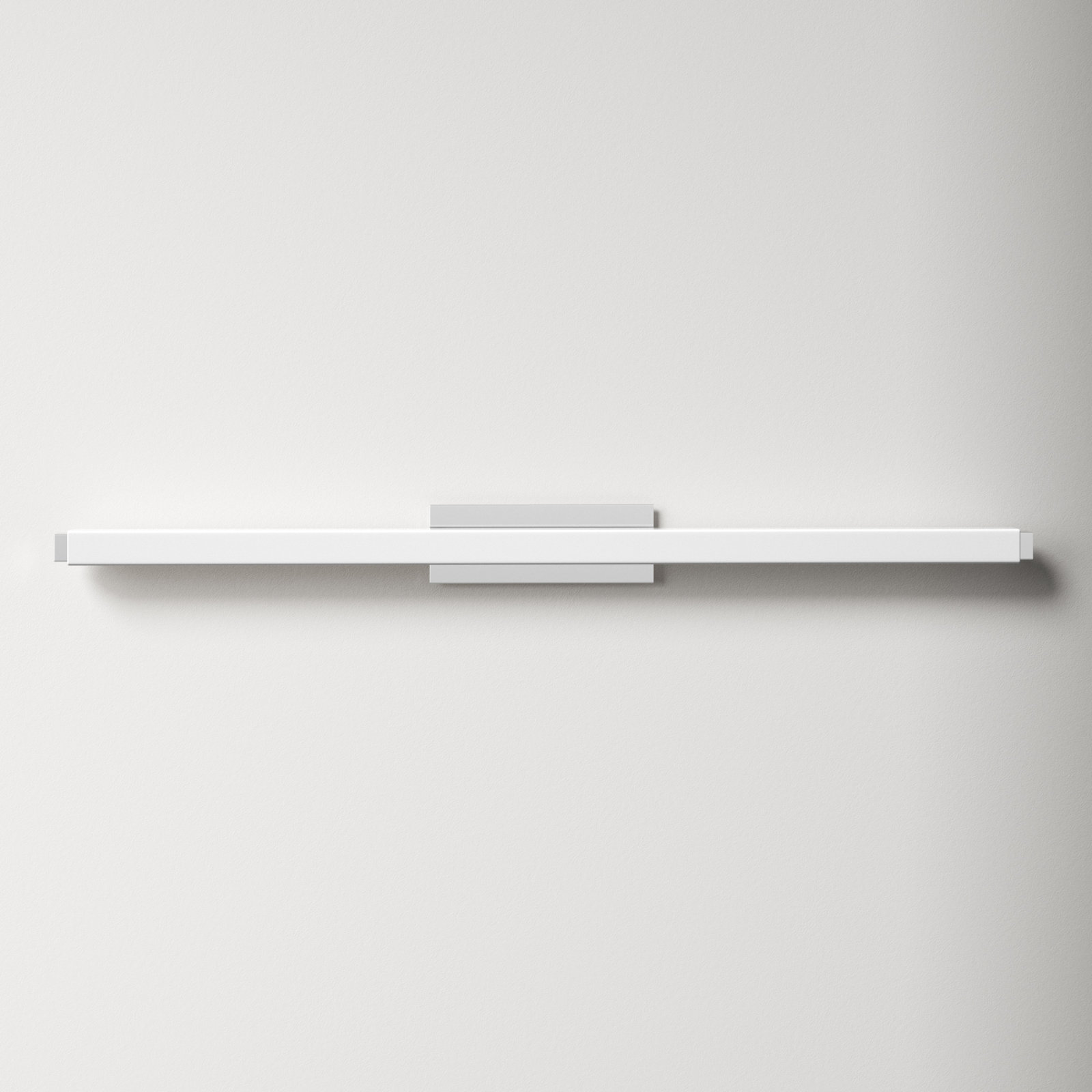 Erby Single Light Dimmable LED Flush Mounted Sconce, Chrome, 3000K, 3" H x 37.75" W x 3.38" D