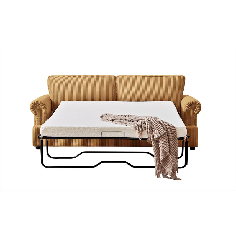 Baldric 76'' Sofa Bed, Ginger