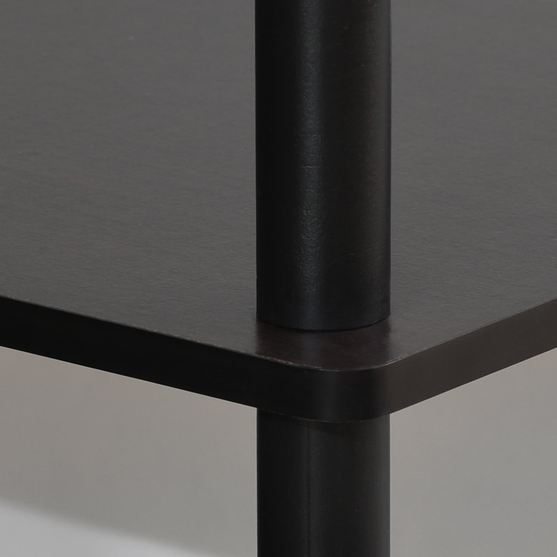 Leo Toolless Assembly Computer Writing Desk, Espresso