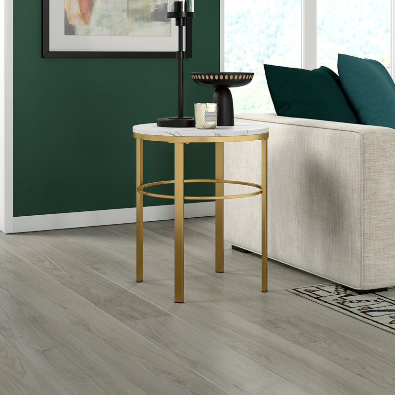 Cineraria End Table, Brass