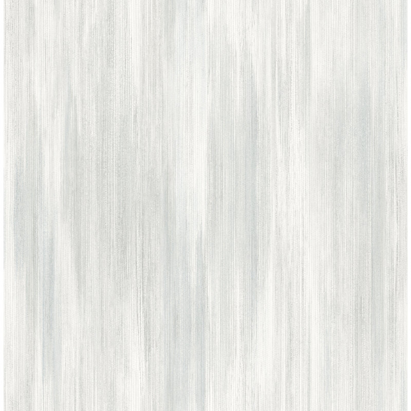 Elysian Sky Blue Ikat Wallpaper, Gray