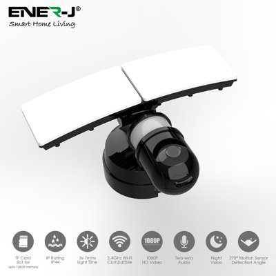 Smart Wifi Twin LED Floodlight Camera