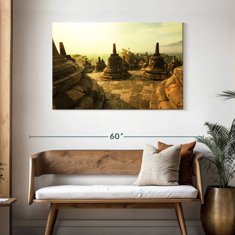 Adella Borobudur Buddhist Temple, 30" H x 45" W