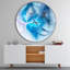 Horloge murale moderne Blue Nebula Star-34140941