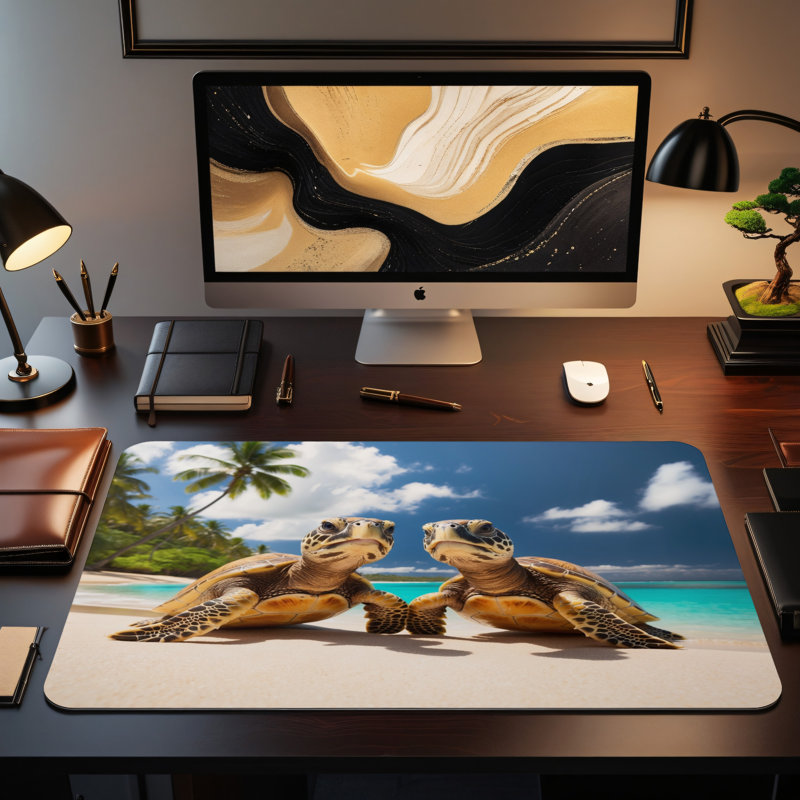 Polyester Desk Pad, 31.5x15.5