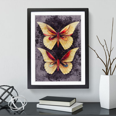 Butterflies in Watercolour No.4 - Wall Art