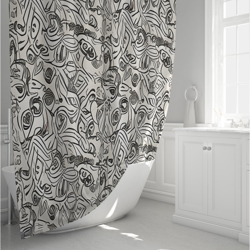 Rideau de douche Arfon, H 93 po x l 70 po