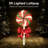 3' Pre-Lit Lollipop Christmas Holiday Décor with 80 Warm White Twinkling LED Lights