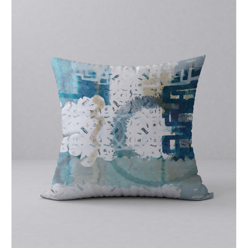 Petite housse de coussin décorative carrée/insert, 24 po x 24 po