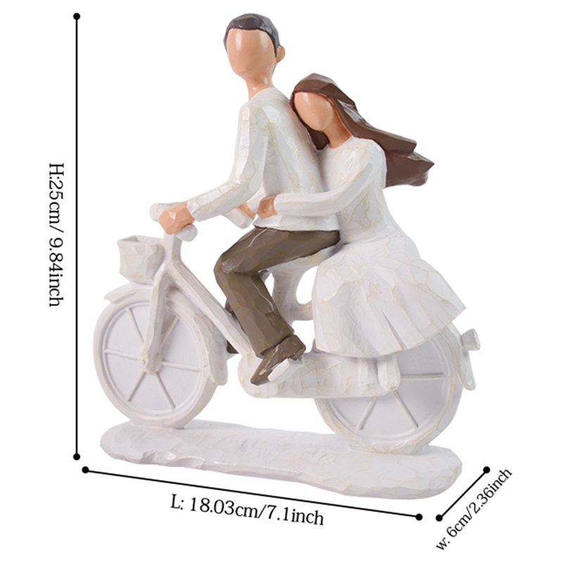 Figurines de couple romantique