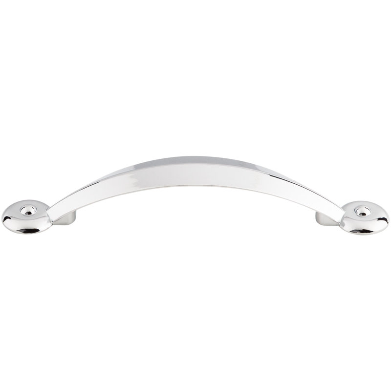 Angle Bar pull, Polished Chrome, 3 3/4" Center to Center