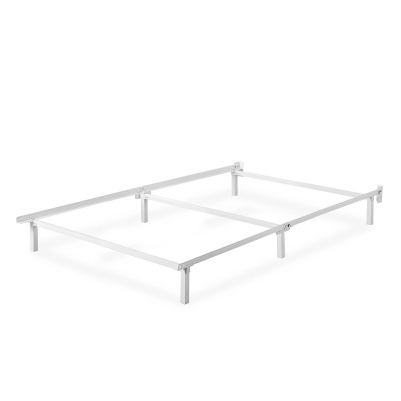 7" Steel Bed Frame - Sleep by Wayfair™, Twin, White