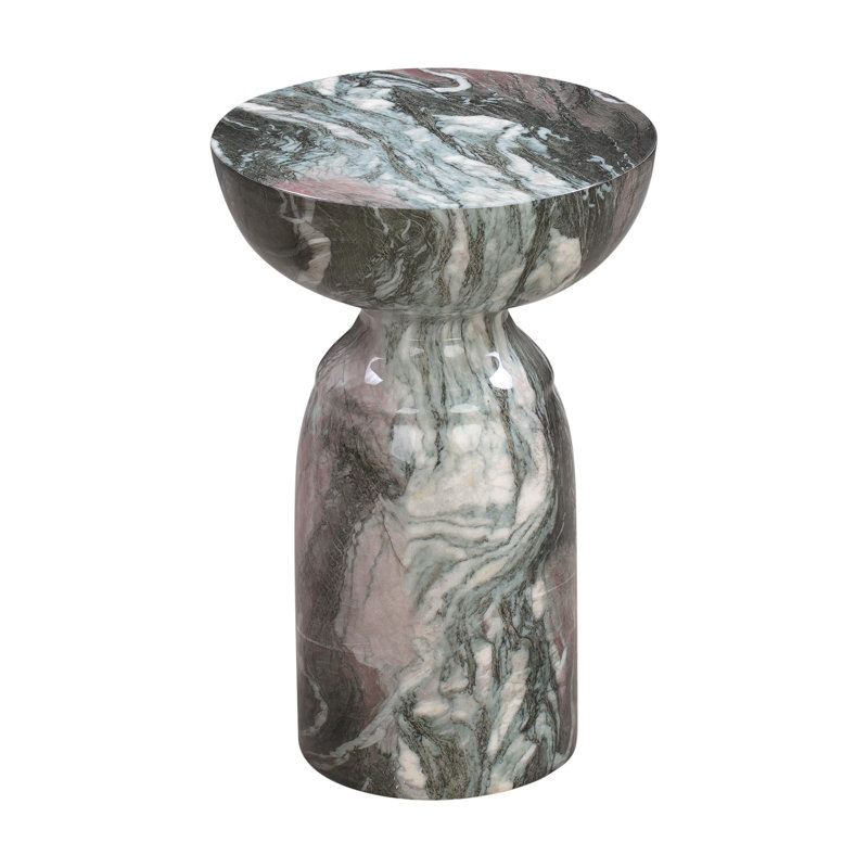 End Table, Grey Marble