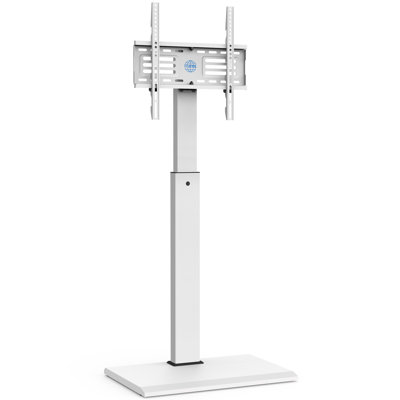 Support de plancher pivotant Fitueyes pour écrans plasma de 47 à 50 po avec tablettes, peut supporter jusqu'à 88 lb