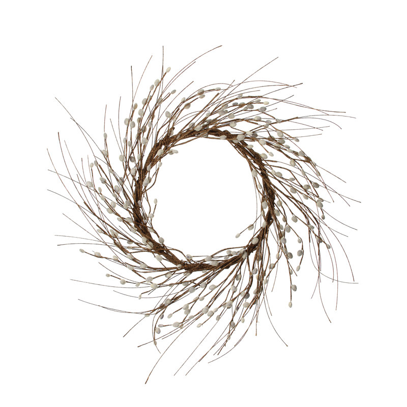 Couronne de saule 24 po, H 24 po x l 24 po x P 2,50 po