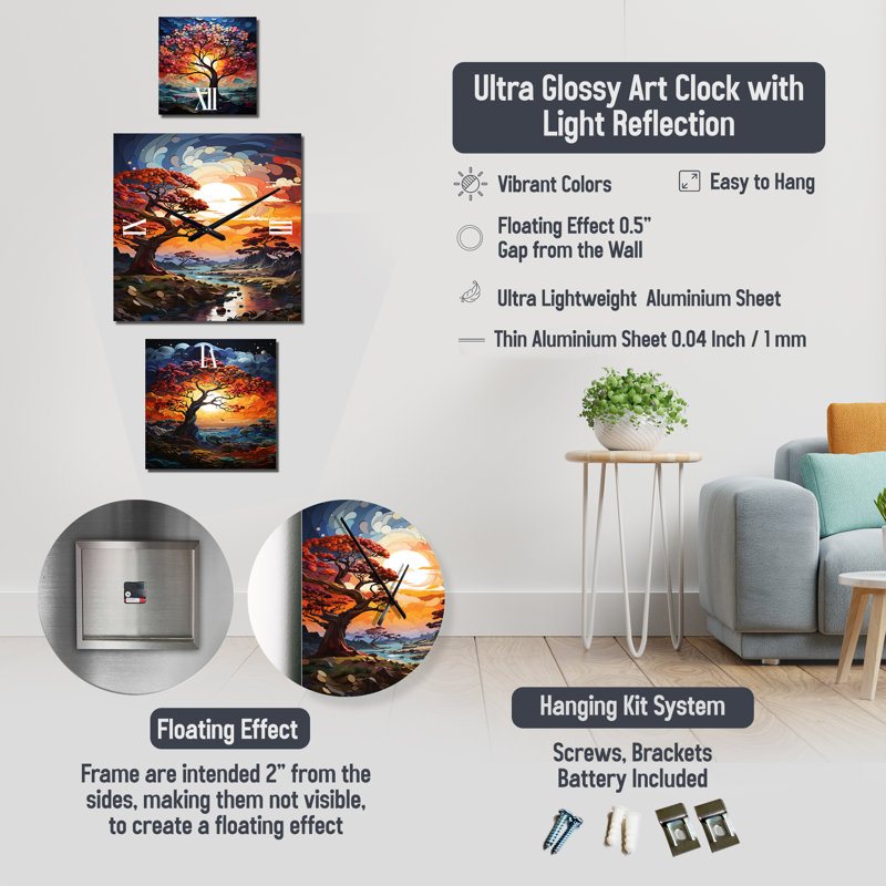 Jylene Metal Wall Clock