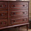 Armoire d'appoint cerisier massif et bois manufacturé