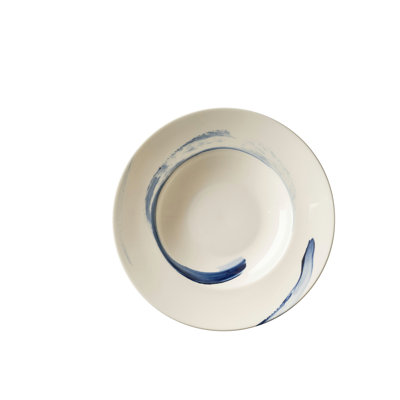 Brushstroke Handmade Bone China Dinner Plate