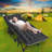 Portable Folding Heavy Duty Camping Cots Sleeping Cot with Carry Bag and 3" Mattress 900 LBS-90743971