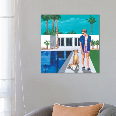 Paul 1 Piece Wrapped Canvas Painting