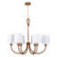 Coastal Luxe 6-Light Chandelier