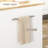 Rolling Kitchen Island Cart, Portable Serving Trolley Table with Drawer, Adjustable Shelf and 2 Towel Racks-108812356