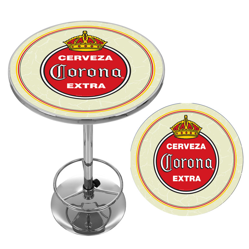 Round with Steel Base Dining Table