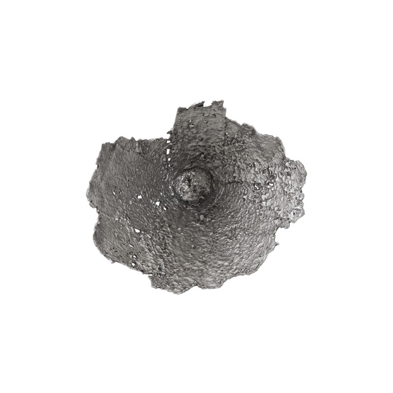 Jagged Splash Bowl, art mural, Argent