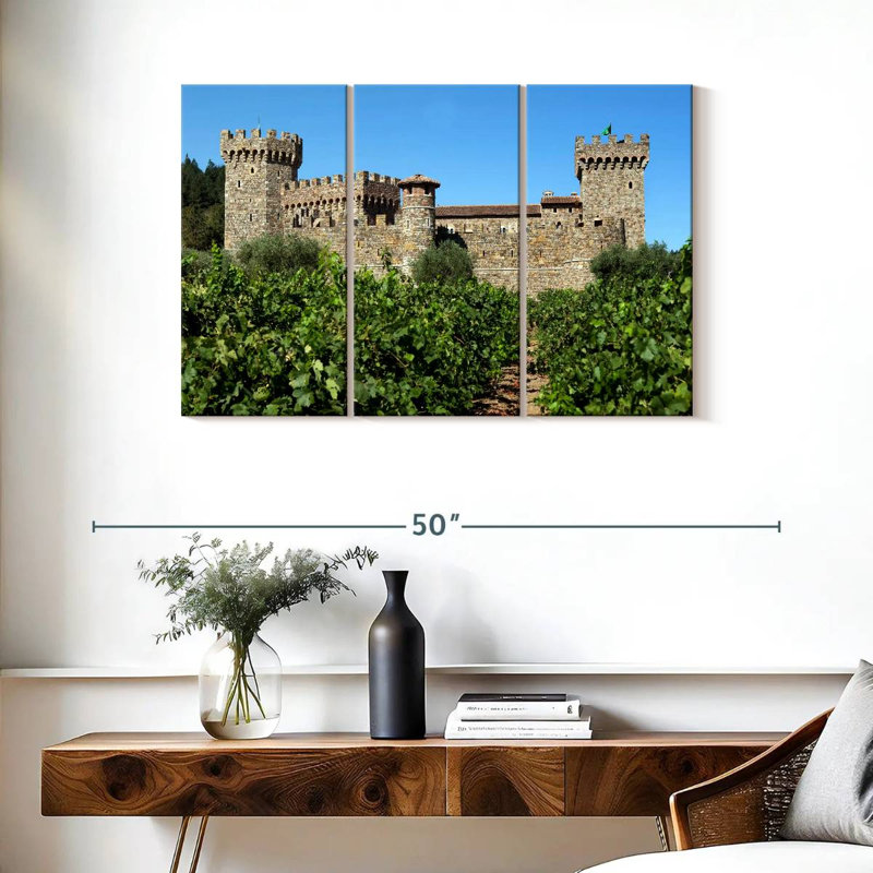 Lilie Napa Valley Castle, H 24 po x l 38 po