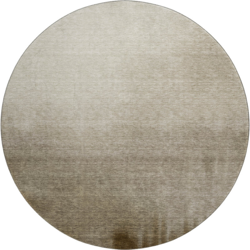 Tapis dégradé de qualité supérieure Mayfield AMF2420, Rond 8 pi, Kaki
