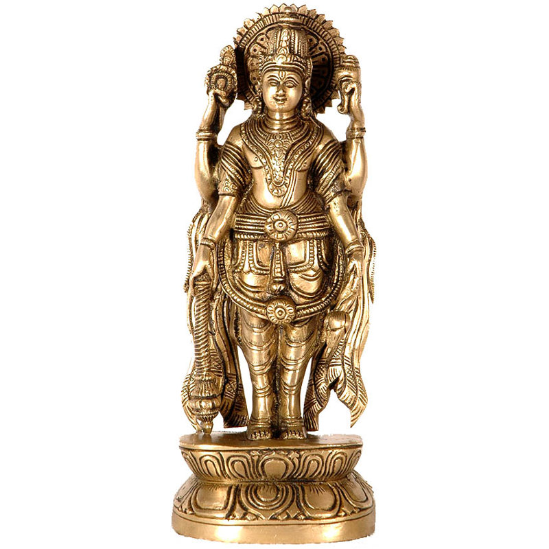 Vishnu debout à quatre bras