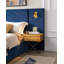 Structure de lit plateforme en velours