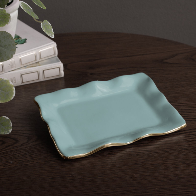 Encanto Decorative Tray, Green