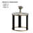 Contemporary Style Round End Table