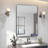 24x36 Inch Black Metal Framed Rectangular Bathrrom Mirror for Wall-1224594817