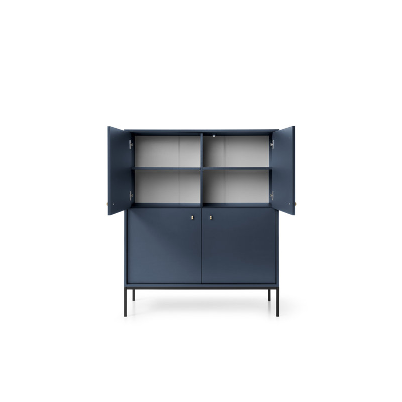 Hankey 103cm Sideboard, Navy blue