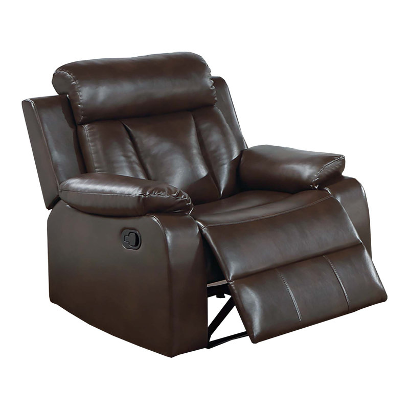 Fauteuil inclinable simple, Brun