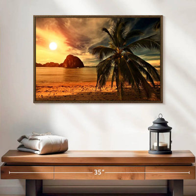 Hot Beach Sunset