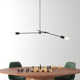 Crowmere 2 Light Steel Dimmable Pendant