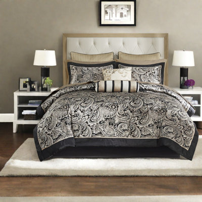 Piece Bedding Sets, Cotton Sheets, Modern Paisley Cal King For Home