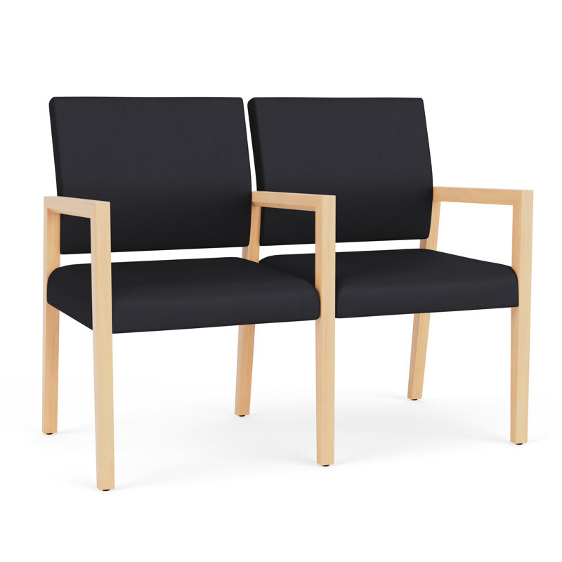 Structure en bois 2 places Brooklyn, Chambray calcaire, Noyer Riftwood