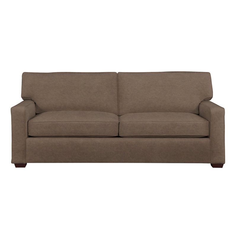 Taylor Upholstered 88'' Sofa, Bella Cocoa Performance Velvet
