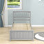 Lit plateforme simple en bois-770457885