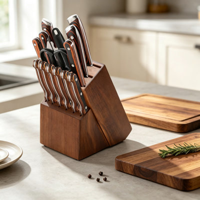 Fcbnposi 14 Slot Magnetic Knife Block