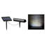 Black Solar Powered Integrated LED Spotlight