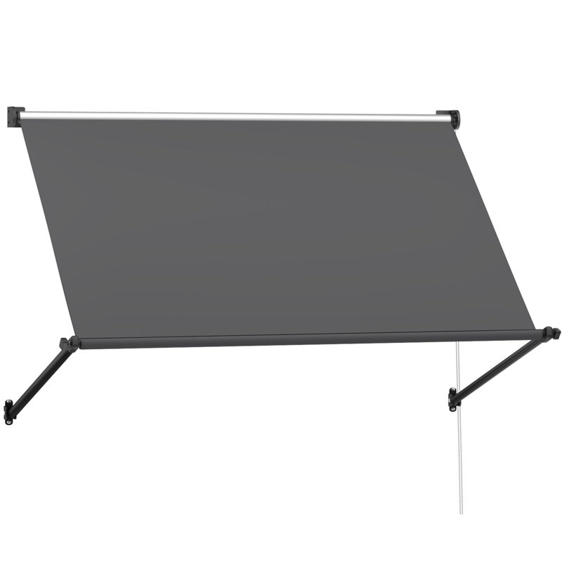 Manual Outdoor Awnings For Door Entrance, 80" H x 40.5" W x 45.3" D