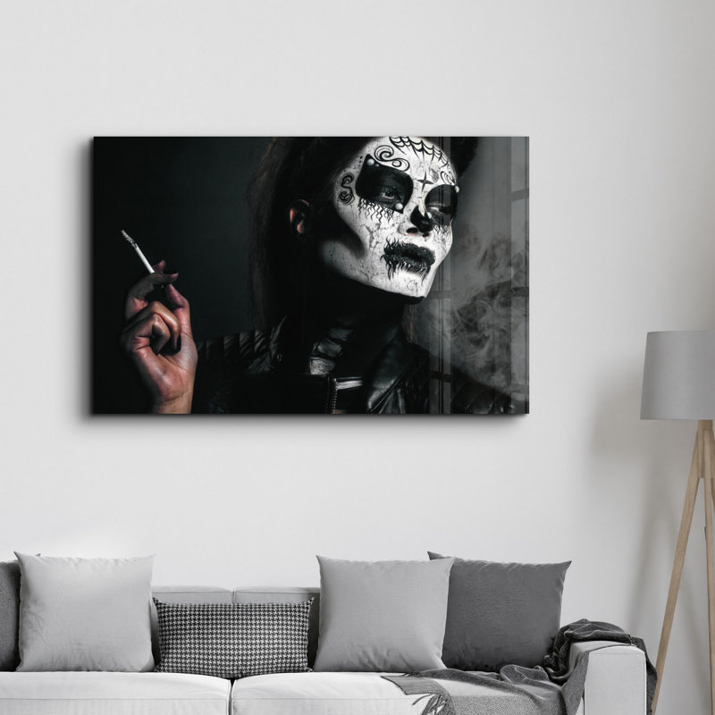 Elegant Tempered Glass Wall Art Painting, 13.8 x 21.7 inches | 100% Tempered Glass, Thickness: 0.16 inches | UV Printed for Vibrant Colors | Perfect for Home Decor, Living Room, & Office Spaces
