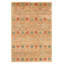 Tapis unique en laine brun clair 5 pi 11 po x 8 pi 8 po One Age of a Kind Jincea